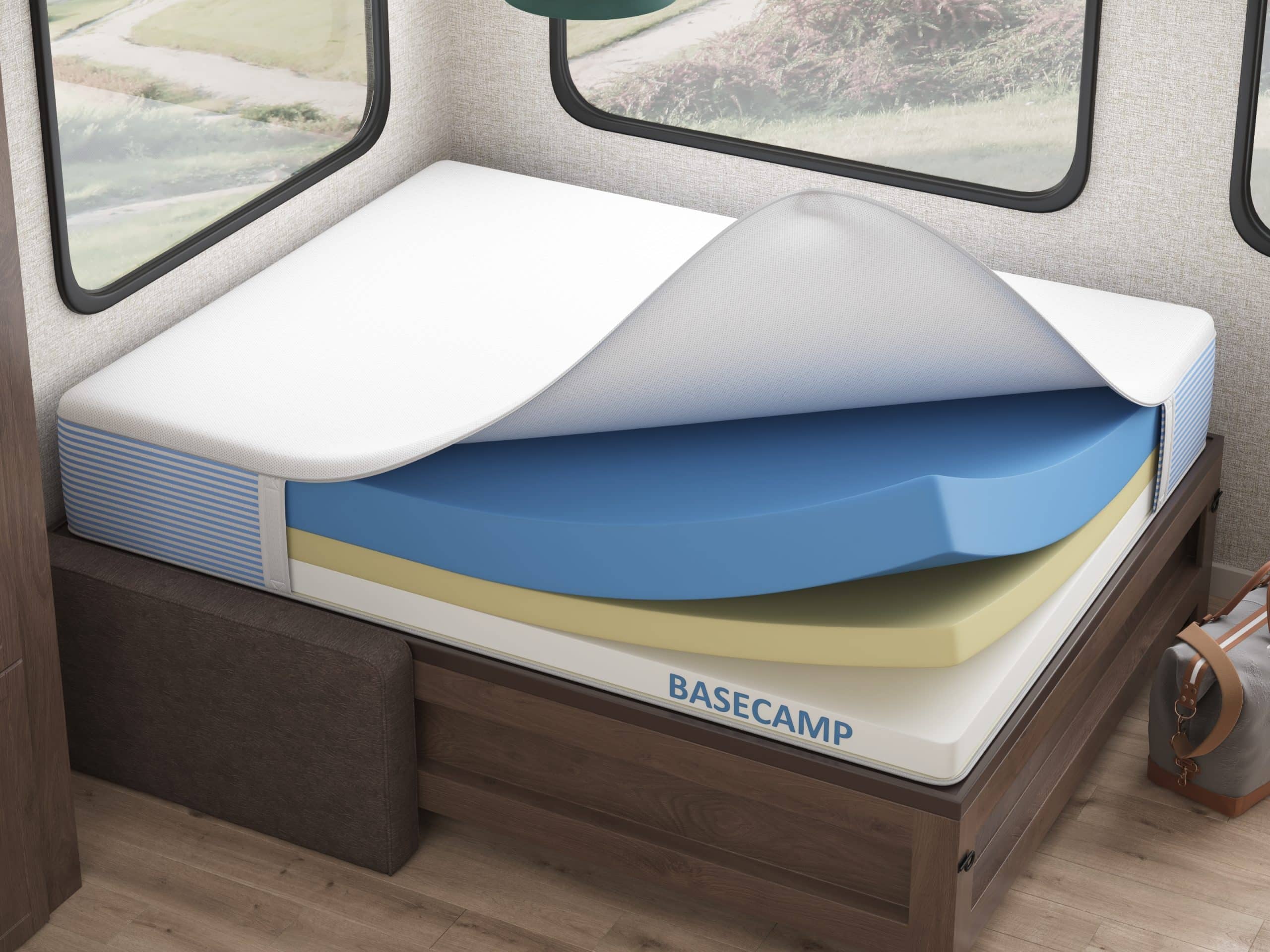 Basecamp 4" Mattress for use in Motorhomes and Campers